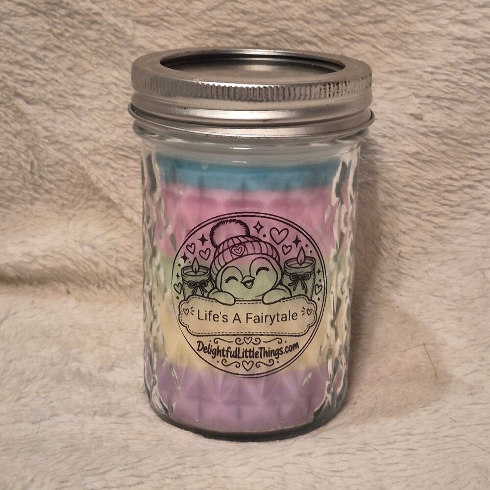 Homemade "Life's A Fairytale" 9oz Candle